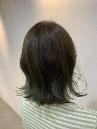 ミディアム カラー Lolonois梅田 /Okazaki:)のヘアスタイル