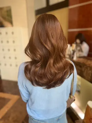 カラー 大人パーマ特化 心斎橋本町/えざわのヘアスタイル