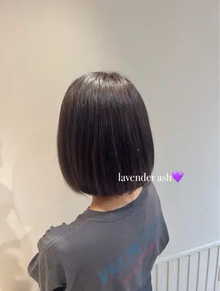 ミディアム カラー ブリーチモデル募集中 /minori💙のヘアスタイル