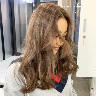 ロング カラー ヘアアレンジ ハイトーン/美髪矯正 🍃大江拓実のヘアスタイル
