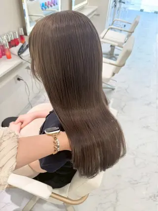 ロング カラー ParveMix 岡本えりかのヘアスタイル