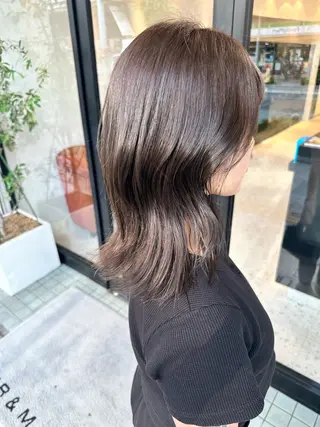 ミディアム EARTH岐阜所属・EARTH岐阜 林のヘアスタイル