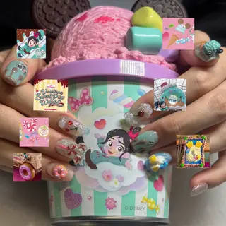 ネイル Manamǐ 個性派のネイルデザイン