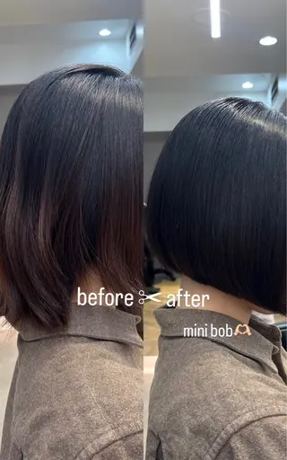 ショート マミ☁️ヘアセット /お呼ばれヘア/銀座のヘアスタイル