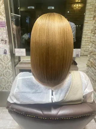 ミディアム 鯉谷　僚 【本物の髪質改善】のヘアスタイル