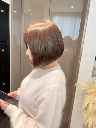 ショート カラー 大人ヘアー✁ 細野 夏奈子のヘアスタイル