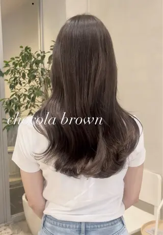 ロング カラー nakahara madokaのヘアスタイル