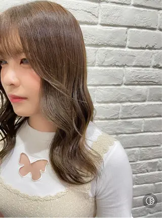 セミロング カラー belta.🌱 安藝夏花🌻のヘアスタイル