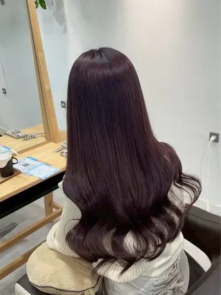 ロング カラー カラー まなみのヘアスタイル
