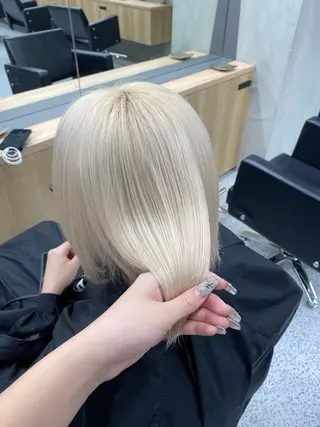 ミディアム カラー PELEshibuya所属・カットモデル様無料 💎saaya💎のヘアスタイル