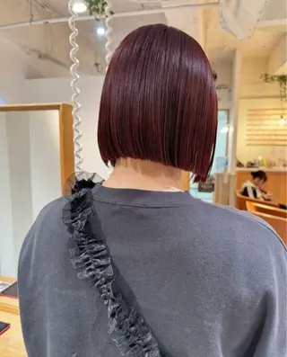 ショート カラー 長濱 奏のヘアスタイル