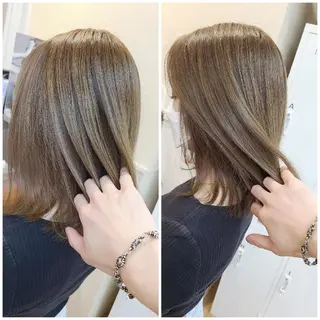 セミロング カラー 【ネウィ天王寺 】seiyaのヘアスタイル