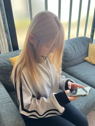 ロング カラー 只野 真衣のヘアスタイル