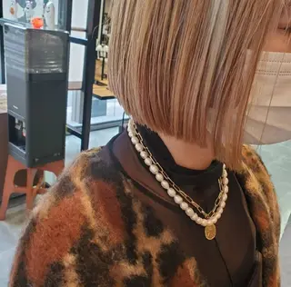 ショート カラー GIFT所属・谷 結奈のヘアスタイル