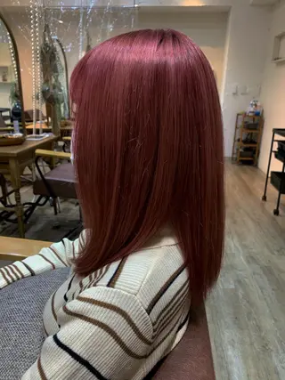 ミディアム カラー 巻ける縮毛矯正✨ 木下晴一朗✨のヘアスタイル