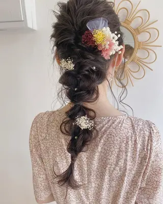 ヘアアレンジ 透明感color ˚✧₊amuのヘアスタイル