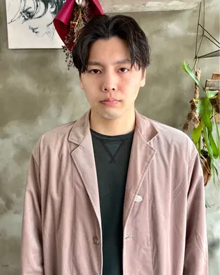 ショート メンズ 木村陸弥 似合わせ 透明感カラー🌿のヘアスタイル