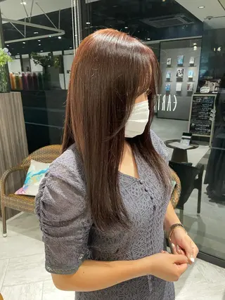 ロング カラー コイデ リュウセイのヘアスタイル