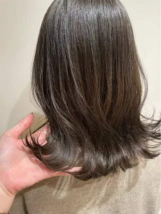 ミディアム カラー 【azure横浜】 🧸misaki🌸のヘアスタイル