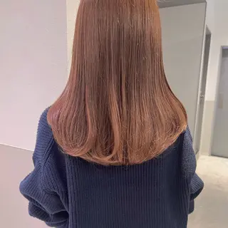 セミロング 韓国モテhair🍑 momoのヘアスタイル