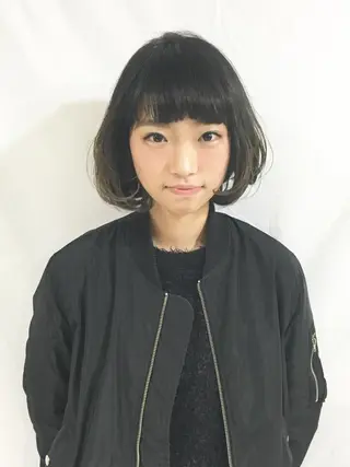 ショート ミディアム カラー パーマ LUCK本厚木 浦住 貴大のヘアスタイル