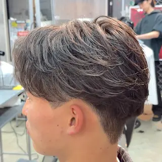 ミディアム パーマ ヘアアレンジ メンズ ✂️パーマ職人✂️ 相模大野/カラー◎のヘアスタイル
