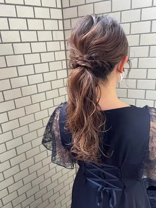 ロング カラー ヘアアレンジ Stir maison[ステアメゾン]所属・layer cut /MIKUのヘアスタイル