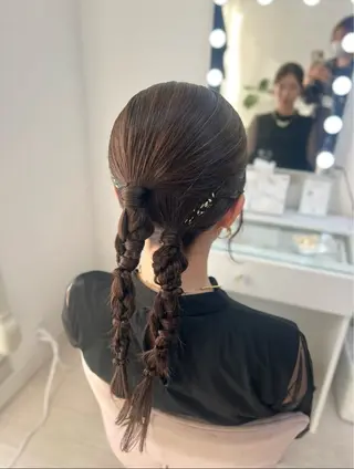 ロング ヘアセット/金山 佐野 妃都美のヘアスタイル