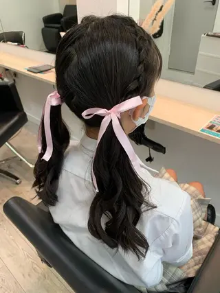 ロング カラー ヘアアレンジ 代表🎀 ふわモテ愛 され髪🩷yumiのヘアスタイル