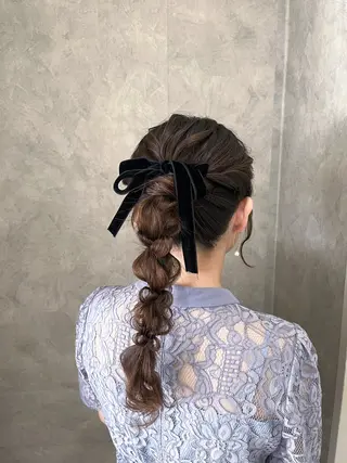ヘアアレンジ 垢抜けヘアメイク🫧 JURI🪽のヘアスタイル