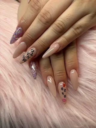 ネイル rukianail 新里のネイルデザイン