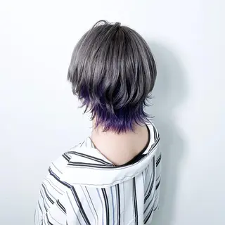 ショート カラー ヘアアレンジ 大橋 拓巳のヘアスタイル