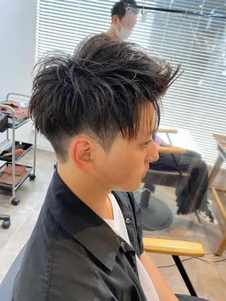 ショート メンズ shine hair blend所属・永井 紫優のヘアスタイル