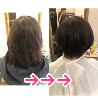 ショート Lumderica(ラムデリカ)所属・ラムデリカ YUKAのヘアスタイル