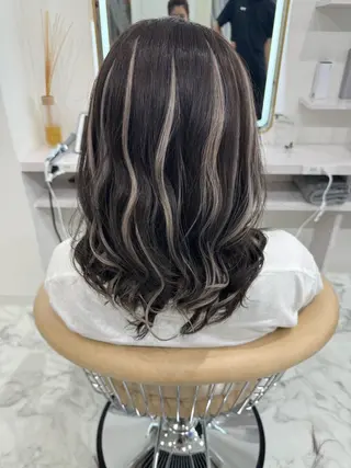 セミロング 韓国ヘアーサロン MARIA🐈‍⬛のヘアスタイル