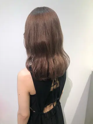 ミディアム カラー レイヤー/お顔まわり 暖色カラー🍑Amiのその他イメージ