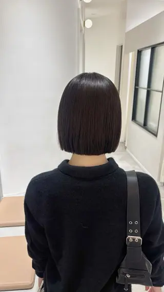 ミディアム ボブ/メンズカット パーマ/ホノカのヘアスタイル