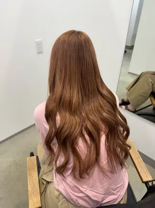 ロング カラー mir所属・堀越 美羽のヘアスタイル