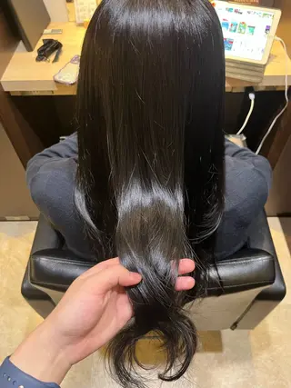 ロング カラー カラーモデル募集中✨ 岩下陽万里のヘアスタイル