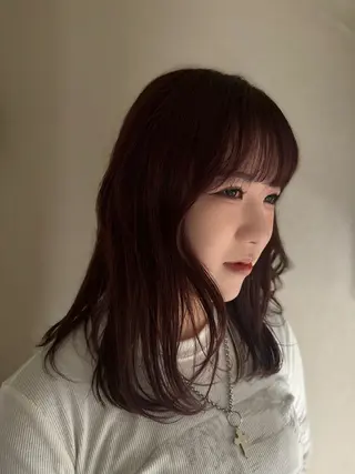 セミロング カラー 🎀Natsumi /暖色カラー🎀のヘアスタイル