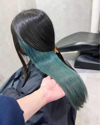 ロング 「ヲタクに美容室は難しい。」所属・インナーカラー🦔 🐾KEISUKEのヘアスタイル