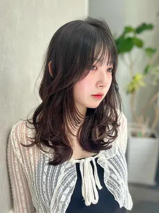 セミロング 米澤 琉平のヘアスタイル