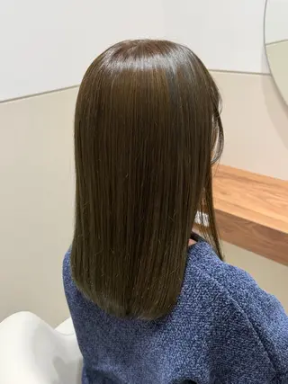 セミロング 馬場 唯加のヘアスタイル