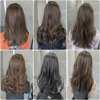 セミロング ミルクティー特化 🌈島内　琢真🌈のヘアスタイル