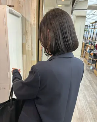 ショート カラー 広島/わかな/ヘア セット/オリーブのヘアスタイル