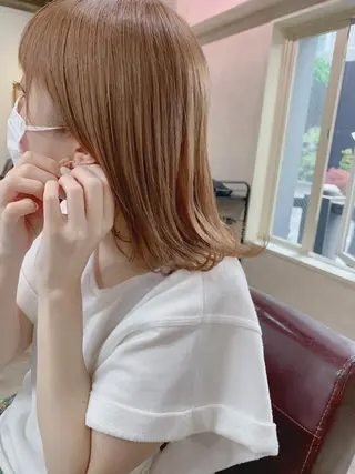 ミディアム カラー 透明感カラー特化型 NAOKIのヘアスタイル