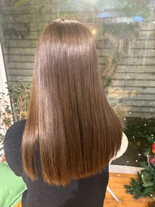 セミロング カラー ながこ /透明感カラーのヘアスタイル