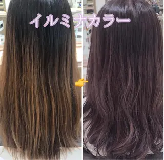 ロング カラー チダアキフミ Ash大森のヘアスタイル