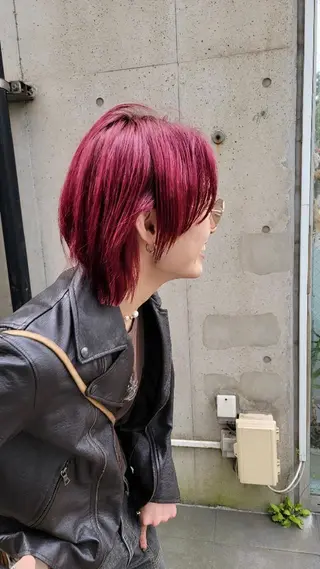 カラー ミディアム 片岸 信征のヘアスタイル