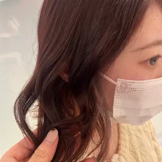 ミディアム カラー 🌸レイヤーカット /銀座🌸いでいあやのヘアスタイル